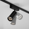 Миниатюра фото трековый магнитный светильник maytoni radity focus led tr103-4-7wtw-m-b | 220svet.ru