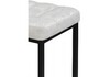 Миниатюра фото барный стул лофт кожзам серый мрамор / черный матовый | 220svet.ru