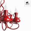 Миниатюра фото подвесная люстра arte lamp vaso a6819lm-6rd | 220svet.ru