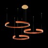 Миниатюра фото подвесной светодиодный светильник loft it ring 10025/3 orange | 220svet.ru