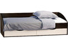 Миниатюра фото подростковая кровать woodville классика венге / белфорд 497526 | 220svet.ru