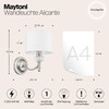 Миниатюра фото бра maytoni alicante mod014wl-01n | 220svet.ru