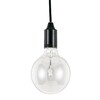 Миниатюра фото подвесной светильник ideal lux edison sp1 nero | 220svet.ru