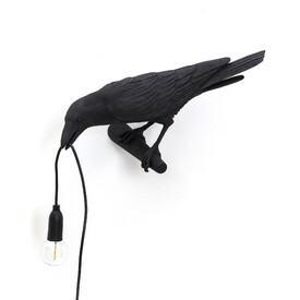 фото Настенный светильник Bird Black Looking Left Seletti 220svet