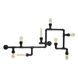 фото Потолочная люстра Ideal Lux Plumber PL8 Nero 220svet