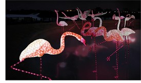 фото Композиция светодиодная "Фламинго" SHG-42-1 220svet