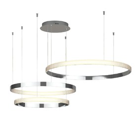 фото Подвесной светодиодный светильник Eurosvet Smart Posh 90275/3 хром 220svet