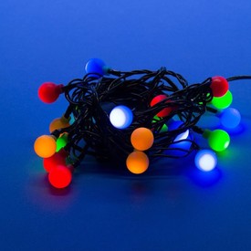фото Светодиодная гирлянда (11093) Uniel разноцветные шарики 220V разноцветный ULD-S0280-020/DGA Multi IP20 Colorballs 220svet