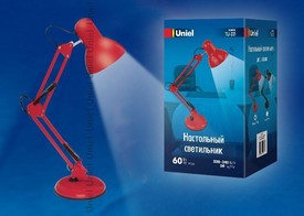 фото Настольная лампа (UL-00002121) Uniel TLI-221 Red E27 220svet