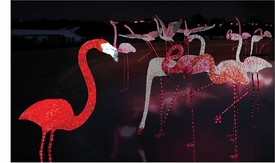 фото Композиция светодиодная "Фламинго" SHG-41-2 220svet