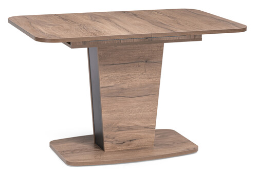 фото стол деревянный woodville токио-28 дуб табачный / антрацит 515103 | 220svet.ru