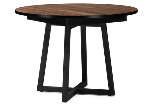 фото стол деревянный woodville регна дерево / черный 504216 | 220svet.ru