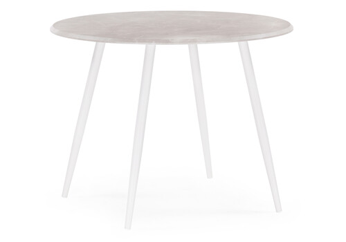 фото стол деревянный woodville абилин 100 мрамор светло-серый / белый матовый 507221 | 220svet.ru