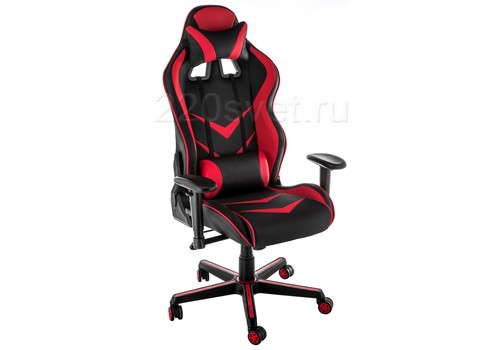 фото компьютерное кресло racer черное / красное | 220svet.ru