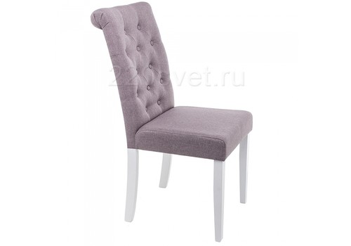 фото стул деревянный amelia white / fabric fog | 220svet.ru