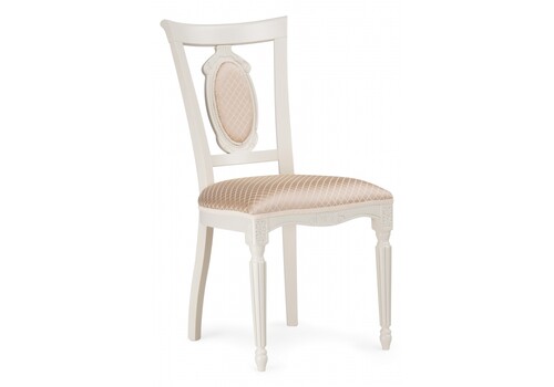 фото стул деревянный лино молочный / ромб 02 | 220svet.ru