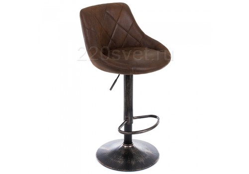 фото барный стул curt vintage brown | 220svet.ru