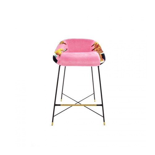 фото барный стул pink lipsticks seletti | 220svet.ru