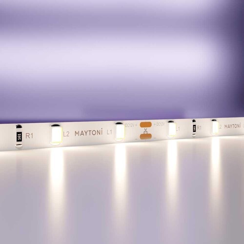 фото светодиодная лента maytoni technical 4,8w/m дневной белый 5m 20008 | 220svet.ru