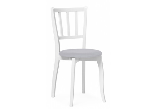 фото стул деревянный woodville айра серый / белый 528929 | 220svet.ru
