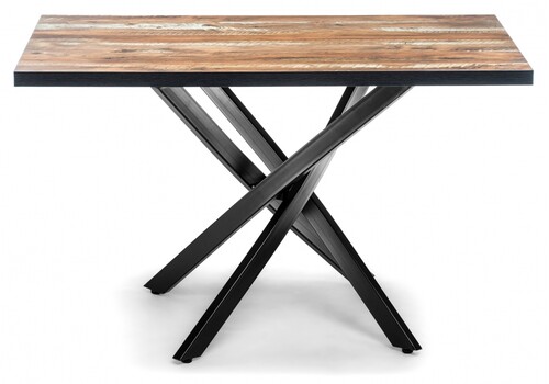 фото стол деревянный стол дэй дуб юкон / черный | 220svet.ru