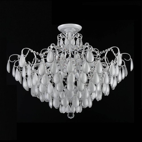 фото потолочная люстра crystal lux sevilia pl9 silver | 220svet.ru