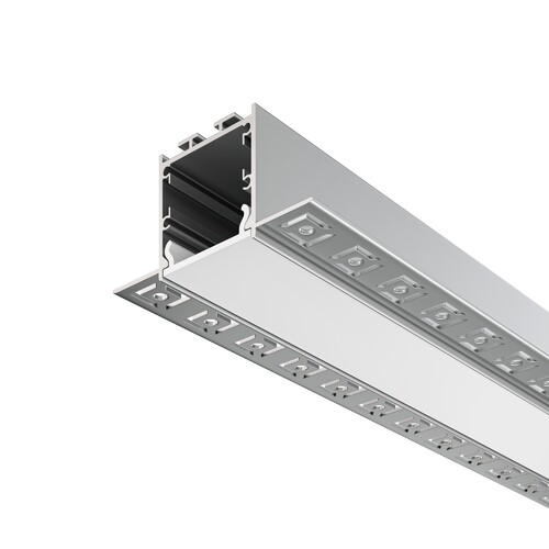 фото комплектующие к светодиодной ленте led strip алюминиевый профиль alm-7135-s-2m | 220svet.ru