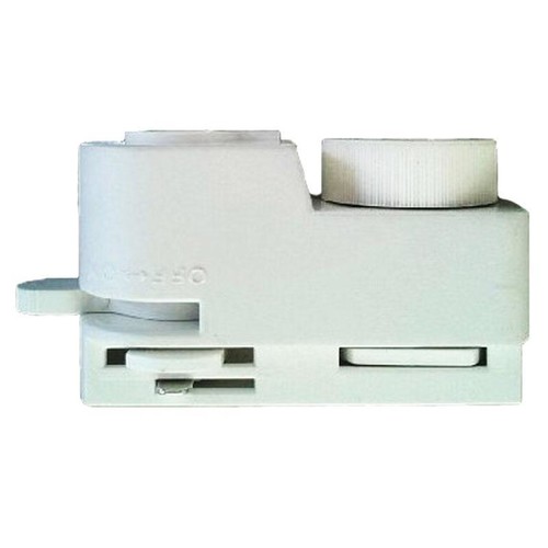 фото адаптер для однофазного шинопровода (ul-00006061) volpe ubx-q122 g61 white 1 polybag | 220svet.ru