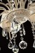 Миниатюра фото подвесная люстра eurosvet 3637/7 белый с золотом/прозрачный хрусталь strotskis | 220svet.ru