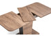 Миниатюра фото стол деревянный woodville токио-28 дуб табачный / антрацит 515103 | 220svet.ru