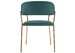 Миниатюра фото стул kamelia green / gold | 220svet.ru