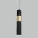 Миниатюра фото подвесной светильник eurosvet viero 50097/1 черный/золото | 220svet.ru