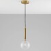 Миниатюра фото подвесной светильник moderli glass v2021-1p | 220svet.ru