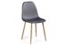 Миниатюра фото стул capri dark gray / wood | 220svet.ru