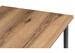 Миниатюра фото стол деревянный woodville лота лофт 120 25 мм дуб делано темный / матовый черный 489637 | 220svet.ru