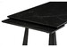 Миниатюра фото стол woodville бэйнбрук 140(200)х80х76 черный мрамор / черный 530827 | 220svet.ru