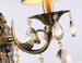 Миниатюра фото настенный светильник с абажуром и хрусталем ambrella light tr4578 | 220svet.ru
