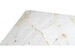 Миниатюра фото стол стеклянный woodville бугун белый / золото 500006 | 220svet.ru