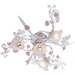 Миниатюра фото потолочная люстра lucia tucci fiori di rose 109.3.1 | 220svet.ru