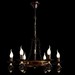 Миниатюра фото подвесная люстра arte lamp cartwheel a4550lm-6ck | 220svet.ru