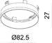 Миниатюра фото рефлекторное кольцо deko-light reflector ring black for series nihal 930316 | 220svet.ru