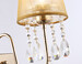 Миниатюра фото настенный светильник с абажуром и хрусталем ambrella light tr4596 | 220svet.ru