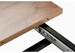 Миниатюра фото стол деревянный woodville раскладной лота лофт 120 25 мм дуб делано темный / матовый черный 489638 | 220svet.ru