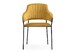 Миниатюра фото стул инклес желтый / черный глянец | 220svet.ru