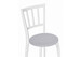 Миниатюра фото стул деревянный woodville айра серый / белый 528929 | 220svet.ru
