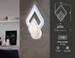 Миниатюра фото настенный светодиодный светильник с акрилом ambrella light fa4289 | 220svet.ru