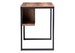 Миниатюра фото стол деревянный клер лофт черный матовый / дуб делано темный | 220svet.ru