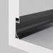 Миниатюра фото профиль плинтус для светодиодной ленты led strip alm-5314-b-2m | 220svet.ru
