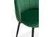 Миниатюра фото стул woodville логан зеленый / черный 542625 | 220svet.ru