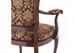 Миниатюра фото стул деревянный руджеро с мягкими подлокотниками орех / шоколад | 220svet.ru